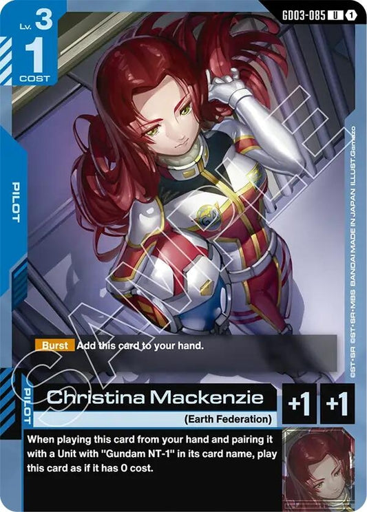 Image for Christina Mackenzie - Gundam Card Game