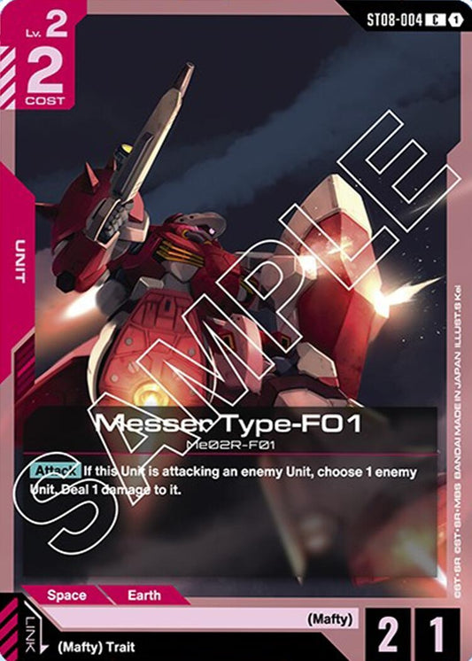 Image for Messer Type-F01 - Gundam Card Game