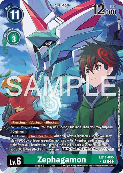 Image for Zephagamon (Alternate Art) - Digimon Card Game