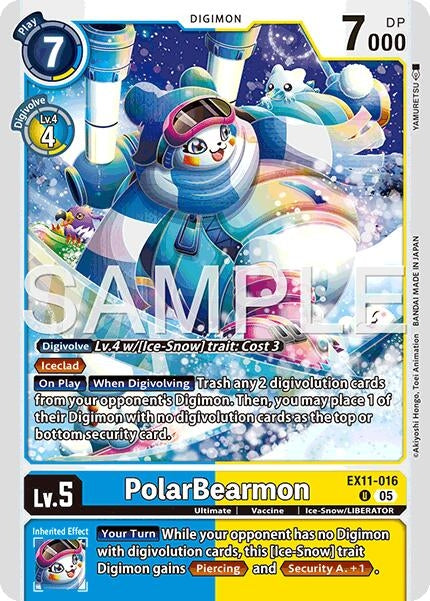 Image for PolarBearmon - Digimon Card Game