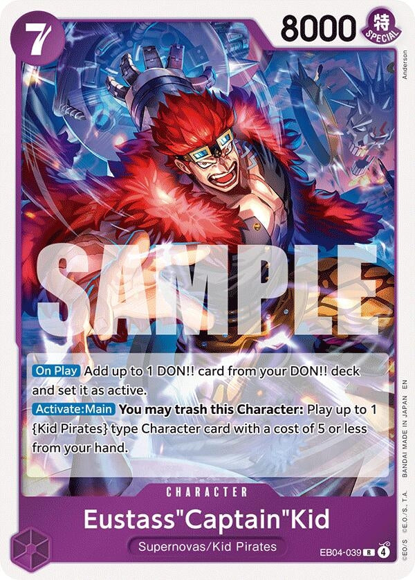 Image for Eustass"Captain"Kid - EB04-039 - One Piece Card Game
