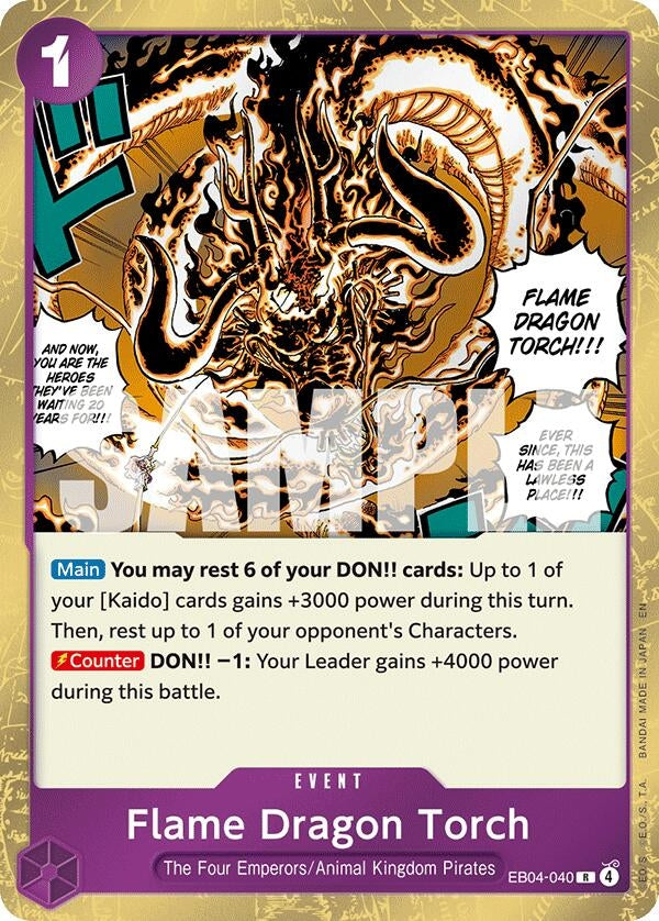 Image for Flame Dragon Torch - One Piece Card Game