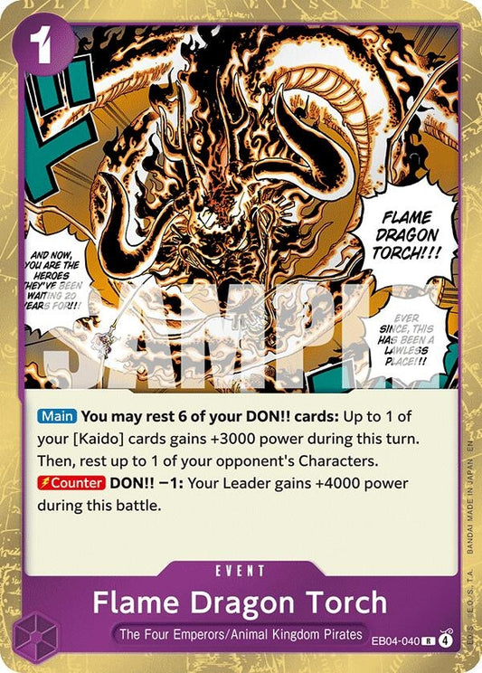 Image for Flame Dragon Torch - One Piece Card Game