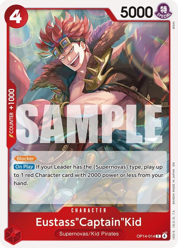Image for Eustass"Captain"Kid - OP14-014 - One Piece Card Game