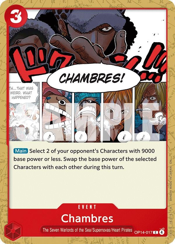 Image for Chambres - One Piece Card Game