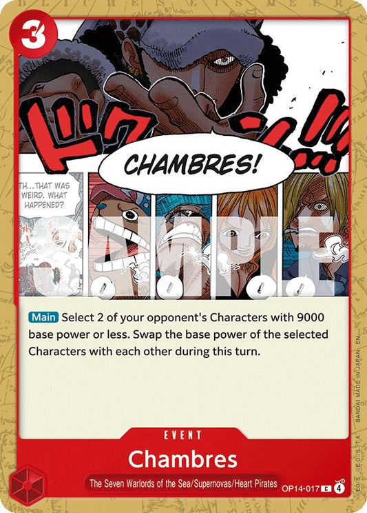 Image for Chambres - One Piece Card Game