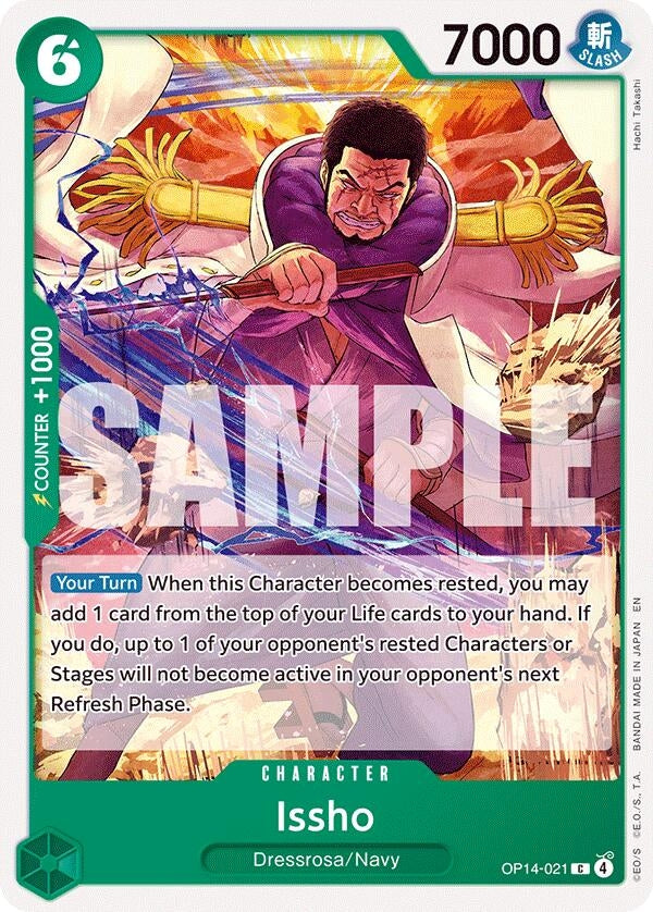 Image for Issho - OP14-021 - One Piece Card Game