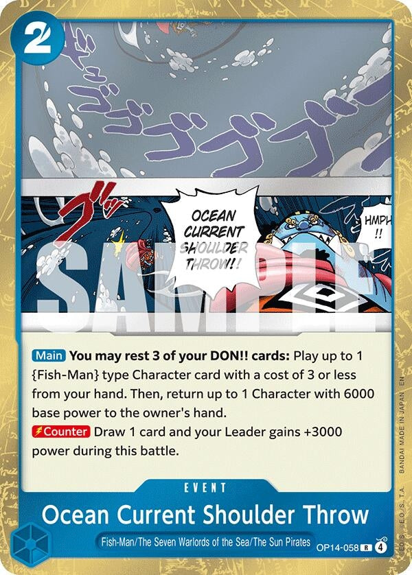 Image for Ocean Current Shoulder Throw - One Piece Card Game