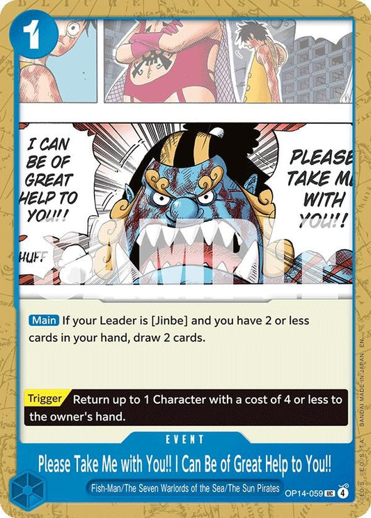 Image for Please Take Me with You!! I Can Be of Great Help to You!! - One Piece Card Game