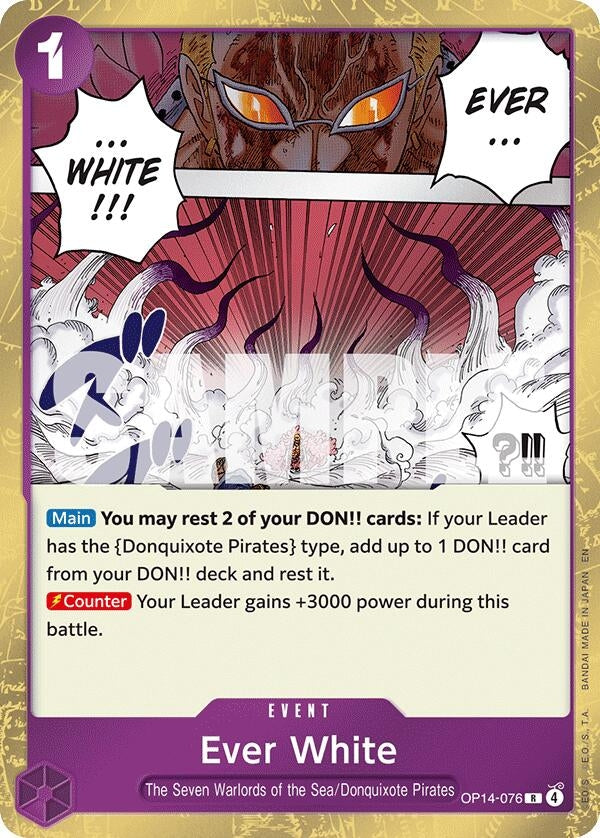 Image for Ever White - One Piece Card Game