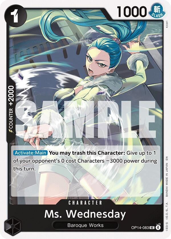 Image for Ms. Wednesday - One Piece Card Game