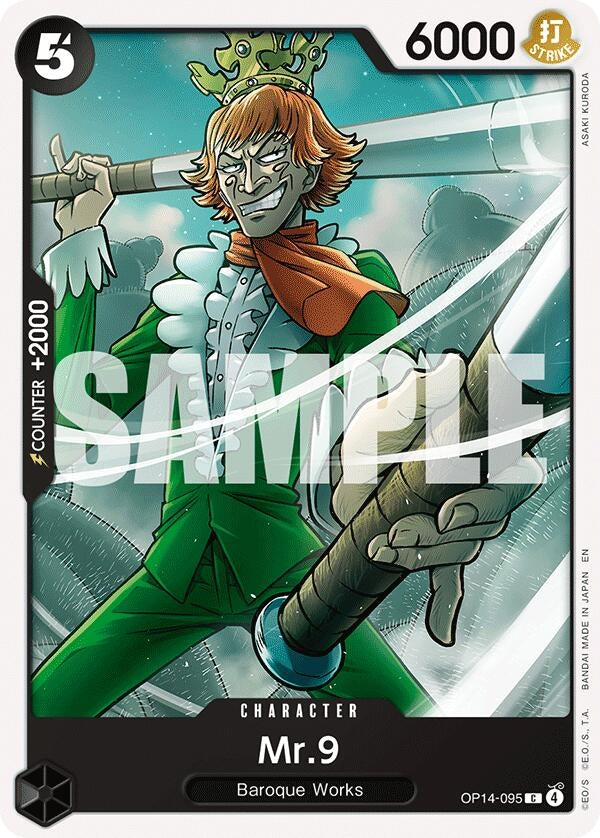 Image for Mr.9 - One Piece Card Game