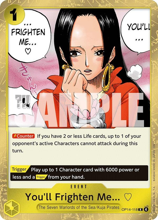 Image for You'll Frighten Me... - One Piece Card Game