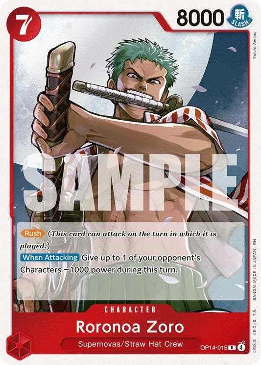 Image for Roronoa Zoro - OP14-015 - One Piece Card Game