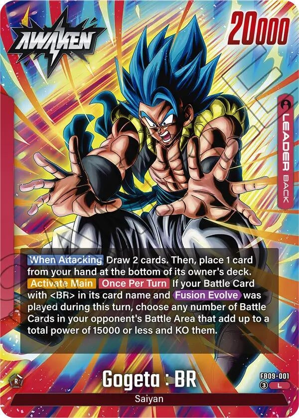 Image for Gogeta : BR - FB09-001 - Dragon Ball Super: Fusion World