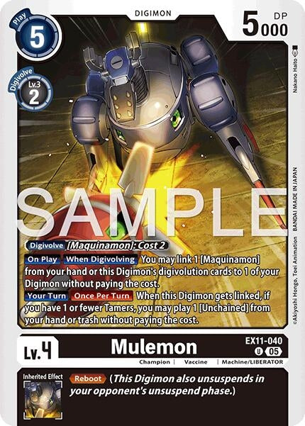 Image for Mulemon - Digimon Card Game