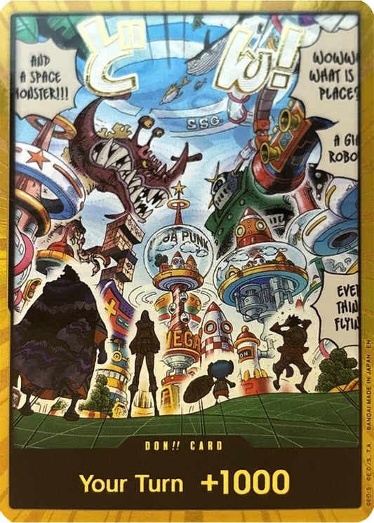 Image for DON!! Card (Egghead) (Gold) - One Piece Card Game