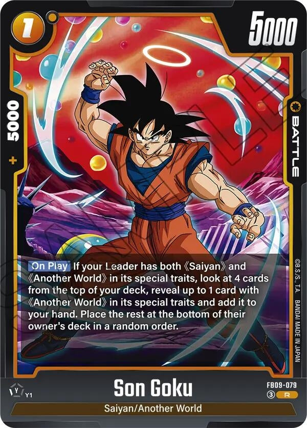 Image for Son Goku - FB09-079 - Dragon Ball Super: Fusion World