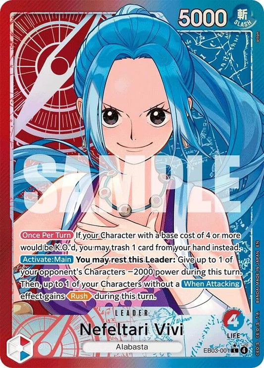 Image for Nefeltari Vivi (001) (Alternate Art) - One Piece Card Game