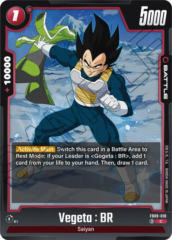Image for Vegeta : BR - FB09-018 - Dragon Ball Super: Fusion World