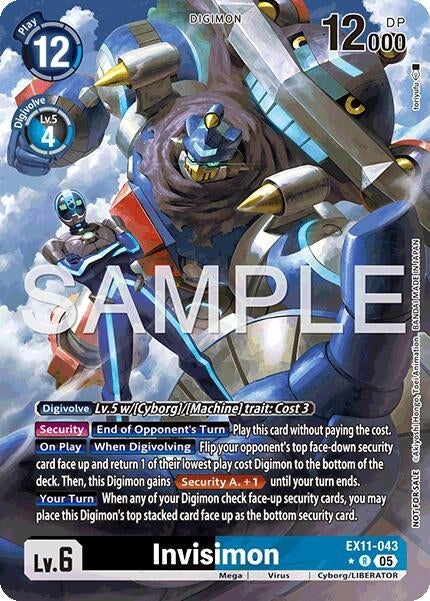 Image for Invisimon (Box Topper) - Digimon Card Game