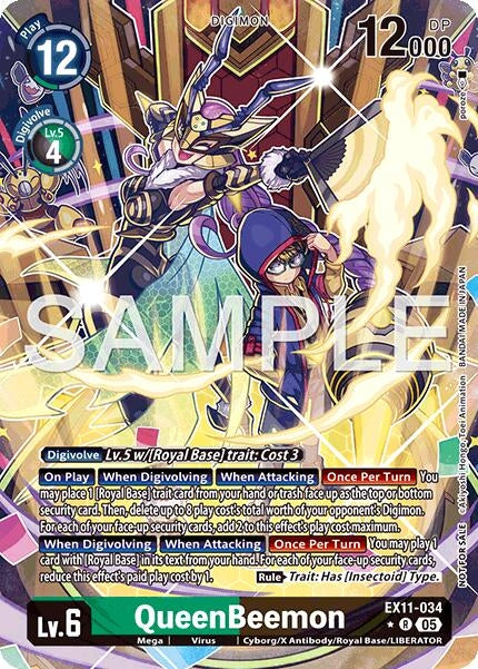 Image for QueenBeemon (Box Topper) - Digimon Card Game