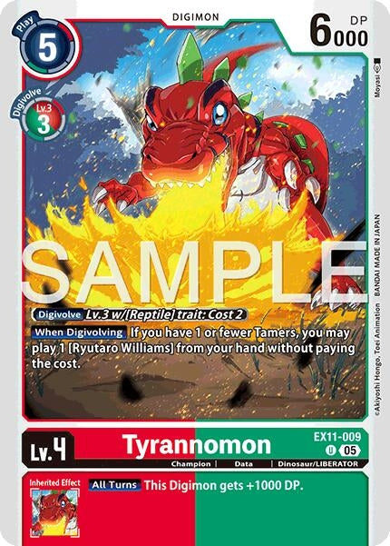 Image for Tyrannomon - Digimon Card Game