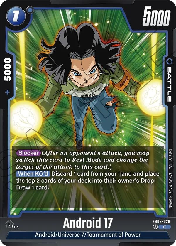 Image for Android 17 - FB09-028 - Dragon Ball Super: Fusion World