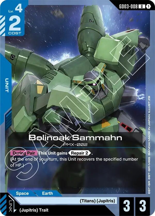 Image for Bolinoak Sammahn - Gundam Card Game