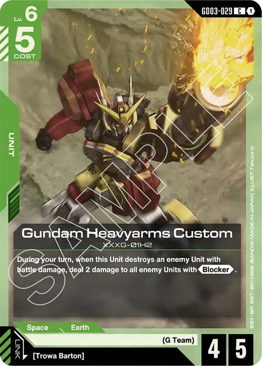 Image for Gundam Heavyarms Custom - Gundam Card Game