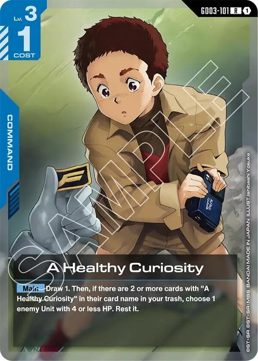 Image for A Healthy Curiosity - Gundam Card Game