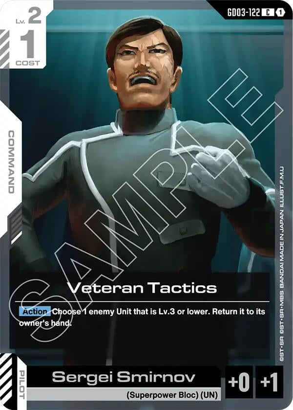 Image for Veteran Tactics - Gundam Card Game