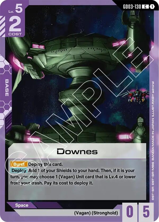 Image for Downes - Gundam Card Game