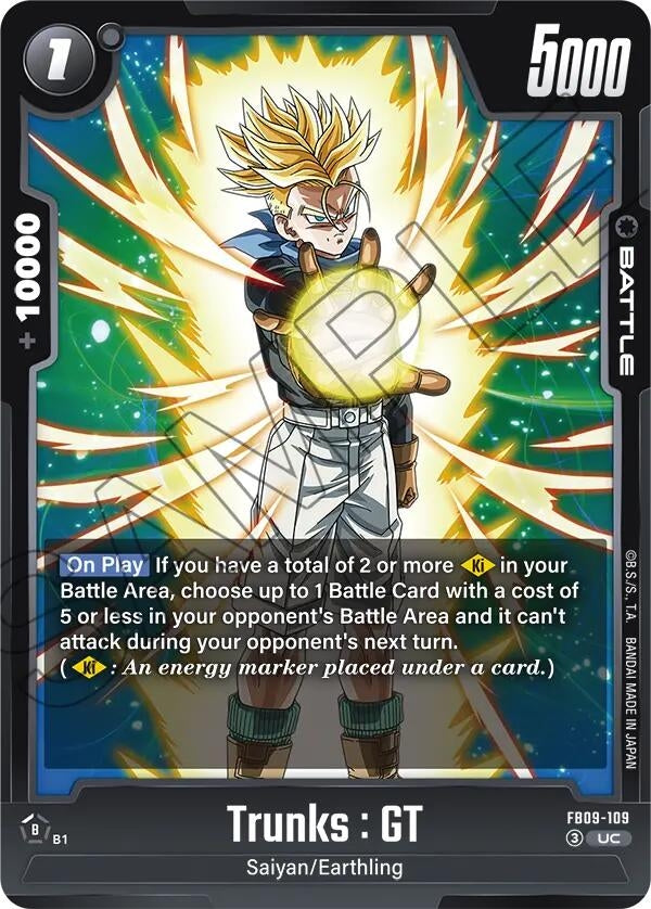 Image for Trunks : GT - FB09-109 - Dragon Ball Super: Fusion World
