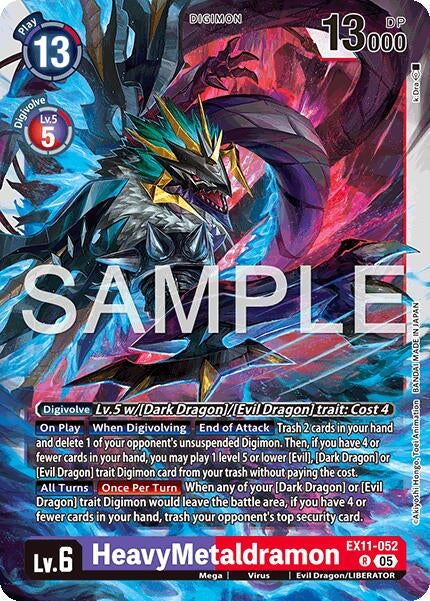 Image for HeavyMetaldramon - Digimon Card Game