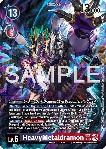 Image for HeavyMetaldramon (Box Topper) - Digimon Card Game