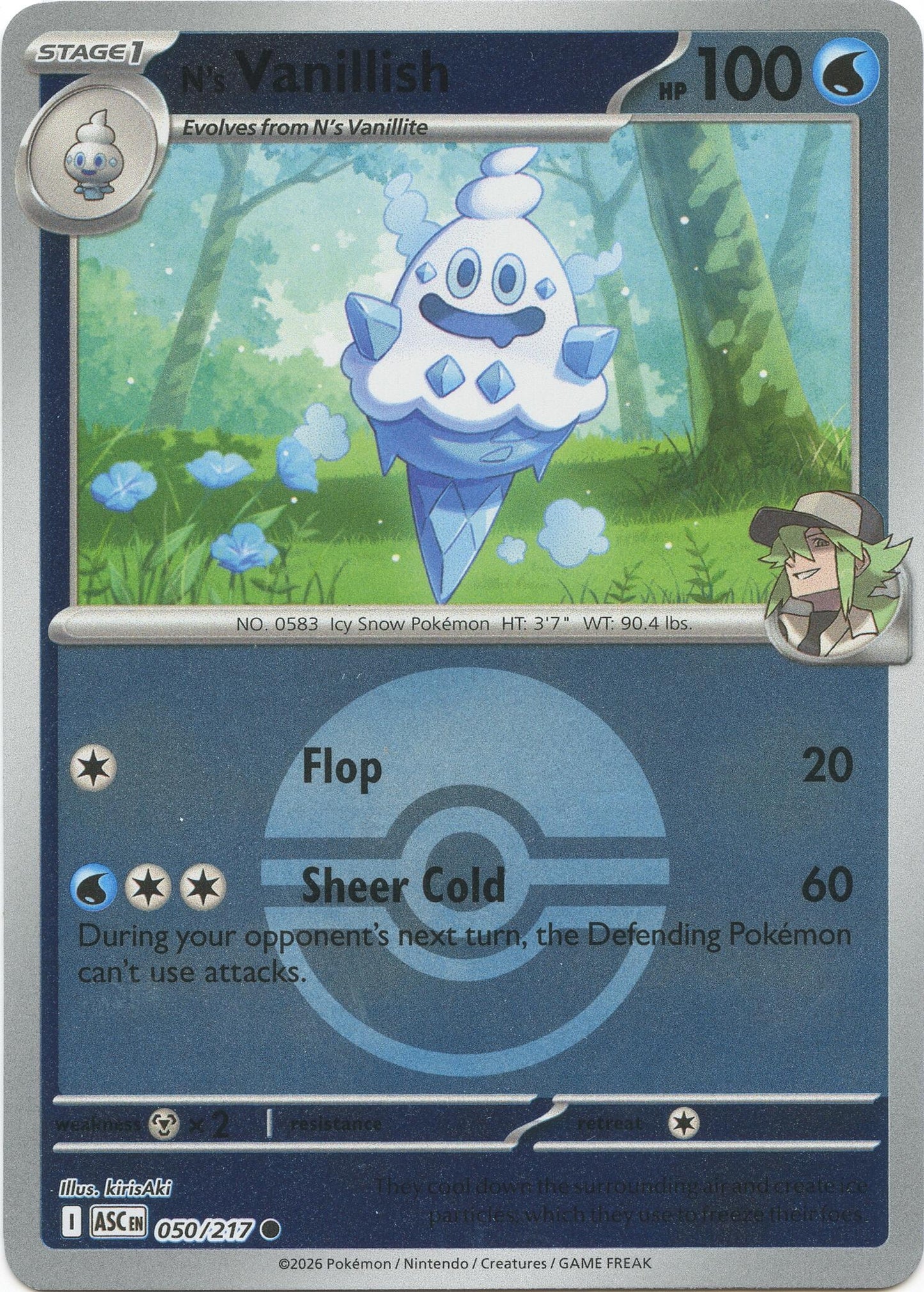 N's Vanillish (Poke Ball)