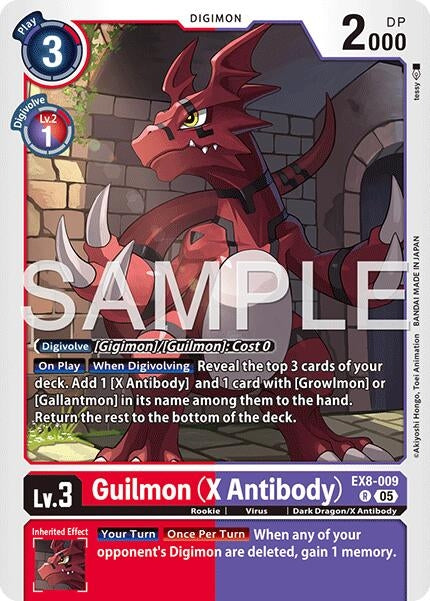 Image for Guilmon (X Antibody) (Reprint) - Digimon Card Game