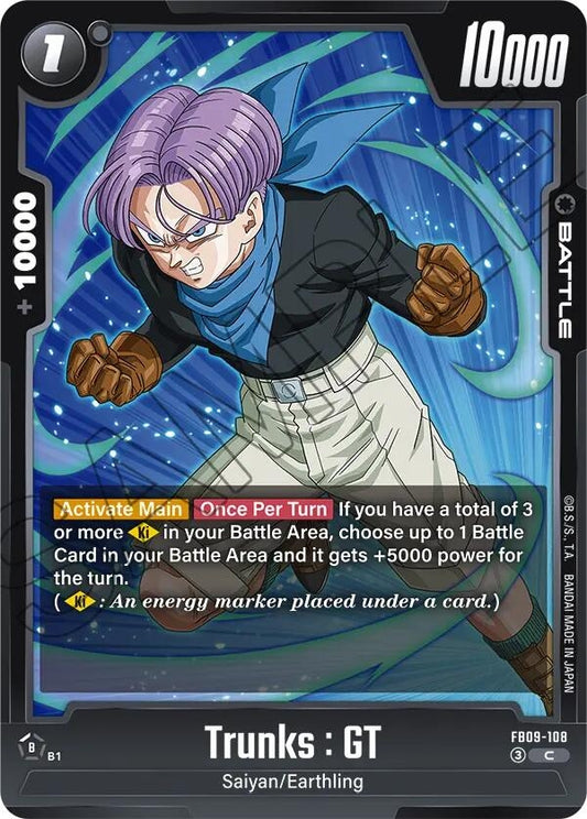 Image for Trunks : GT - FB09-108 - Dragon Ball Super: Fusion World