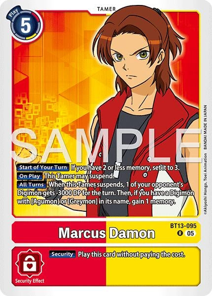 Image for Marcus Damon - BT13-095 (Reprint) - Digimon Card Game