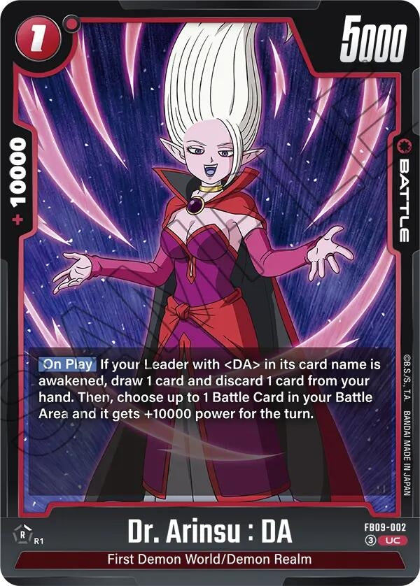 Image for Dr. Arinsu : DA - Dragon Ball Super: Fusion World