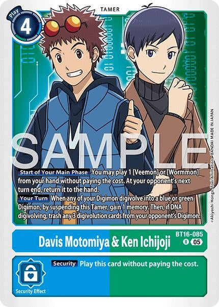 Image for Davis Motomiya & Ken Ichijoji (Reprint) - Digimon Card Game