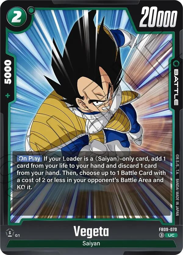 Image for Vegeta - FB09-070 - Dragon Ball Super: Fusion World