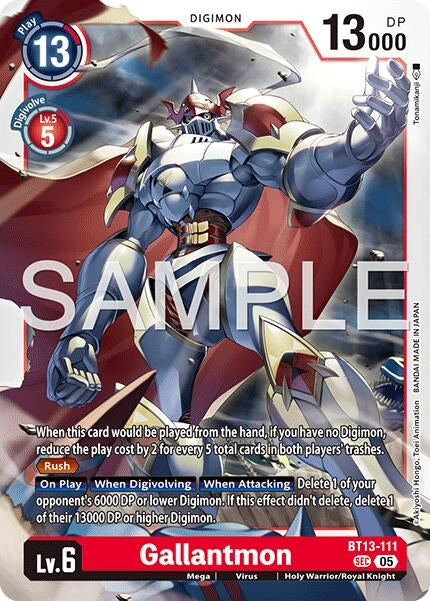 Image for Gallantmon - BT13-111 (Reprint) - Digimon Card Game