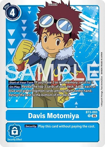 Image for Davis Motomiya (Reprint) - Digimon Card Game