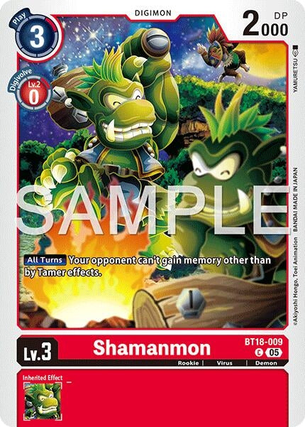 Image for Shamanmon (Reprint) - Digimon Card Game