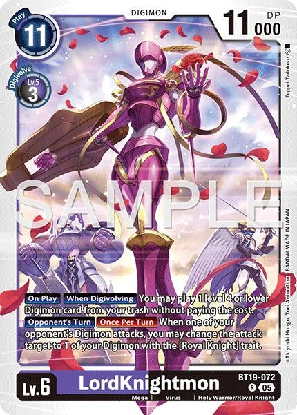 Image for LordKnightmon - BT19-072 (Reprint) - Digimon Card Game