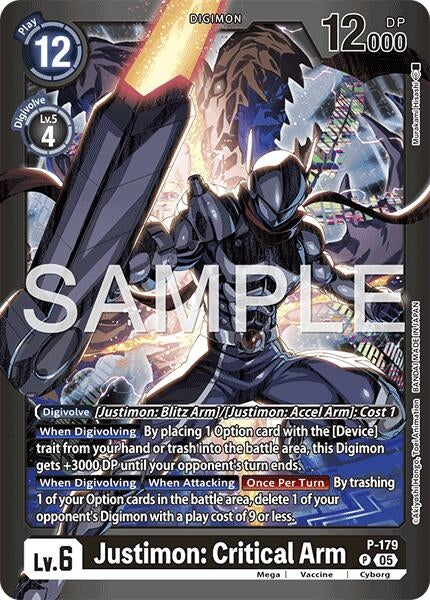 Image for Justimon: Critical Arm - Digimon Card Game