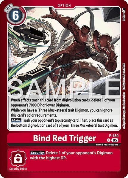 Image for Bind Red Trigger - Digimon Card Game