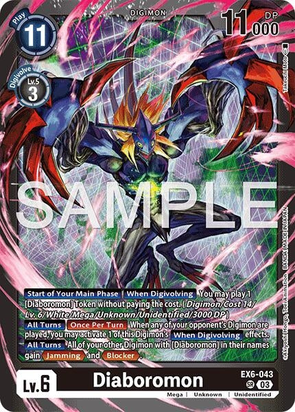 Image for Diaboromon - Digimon Card Game